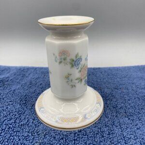 Gorham 4" Cherrywood Single Light Candle Stick Fine China